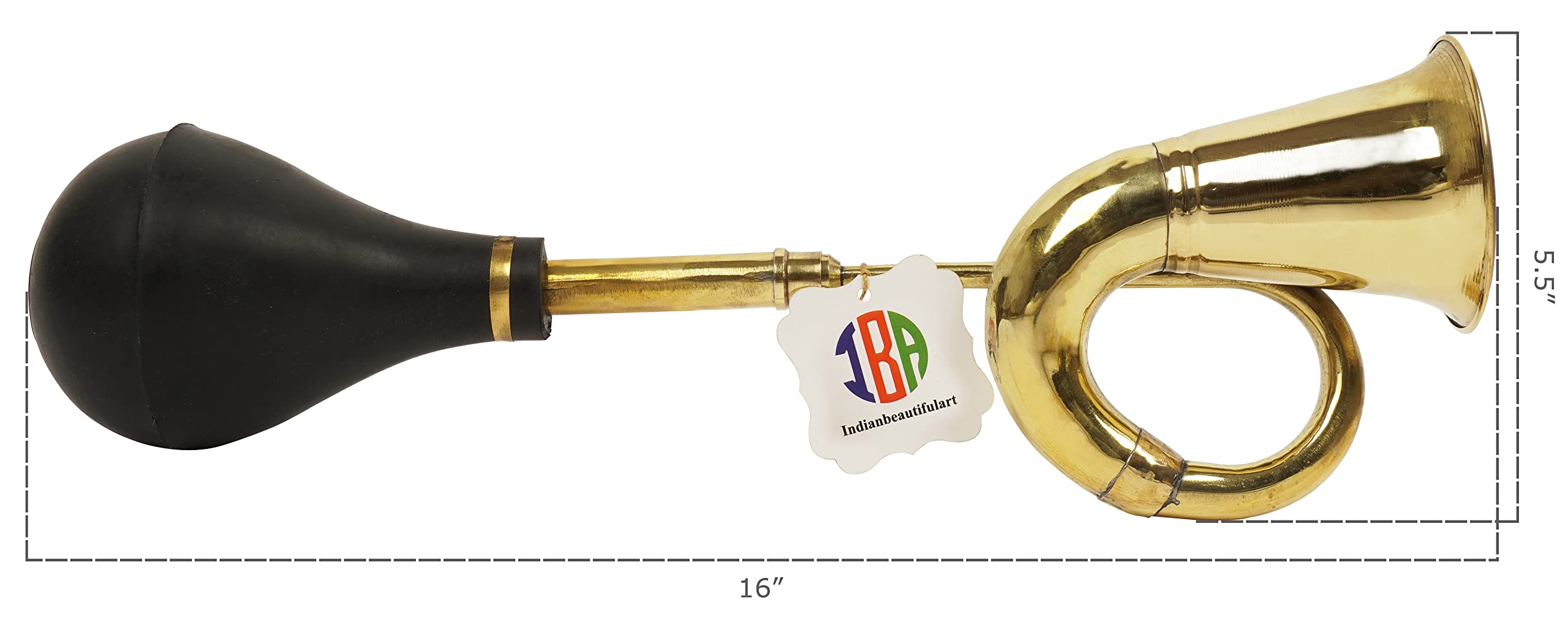Amazon.com: IBA Indianbeautifulart Vintage Brass Bugle Horn